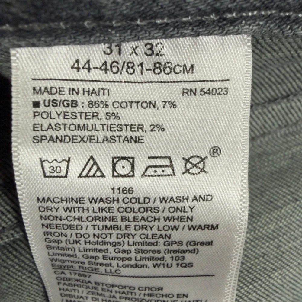 Banana Republic Slim Fit Jeans Mens 31x32 Charcoal Gray Stretch Denim Pants